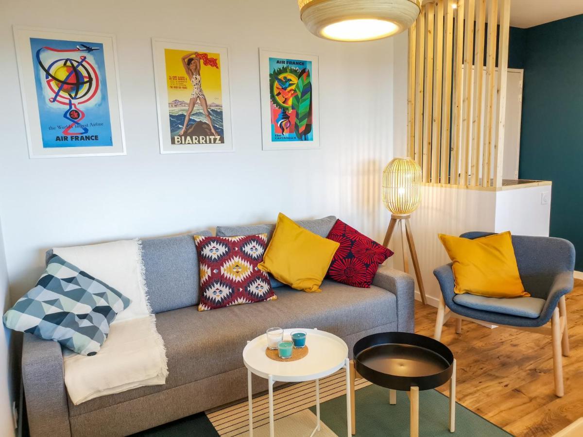 Ilunabarra - Appartement Calme, Vue Mer, Parking - Wifi シブール エクステリア 写真