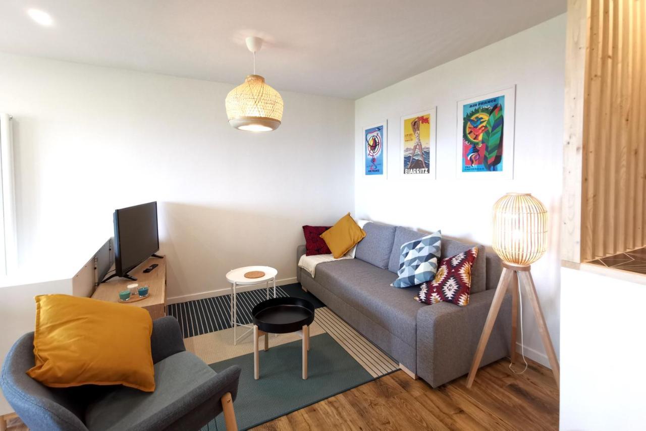 Ilunabarra - Appartement Calme, Vue Mer, Parking - Wifi シブール エクステリア 写真