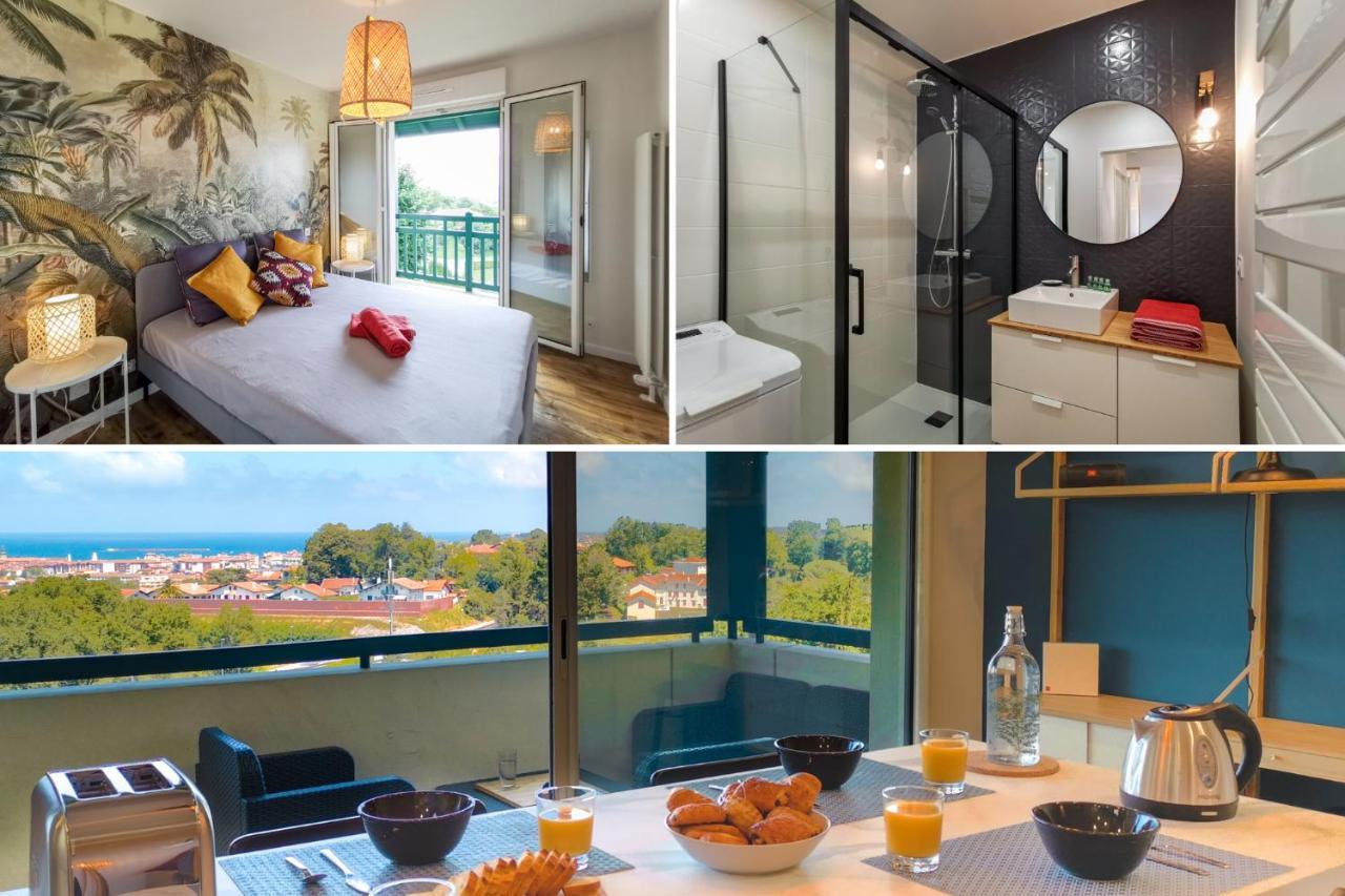 Ilunabarra - Appartement Calme, Vue Mer, Parking - Wifi シブール エクステリア 写真